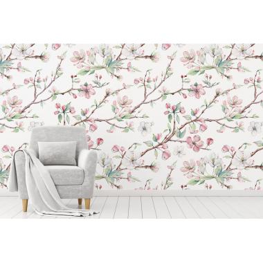 Дизайнерские Фотообои Alltowall, Цветущая яблоня арт. A210