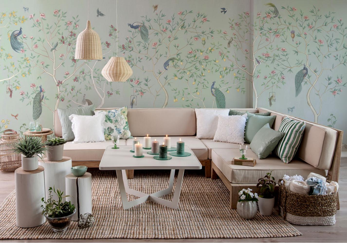 Дизайнерские Фотообои Alltowall, Harmony olive арт. S304