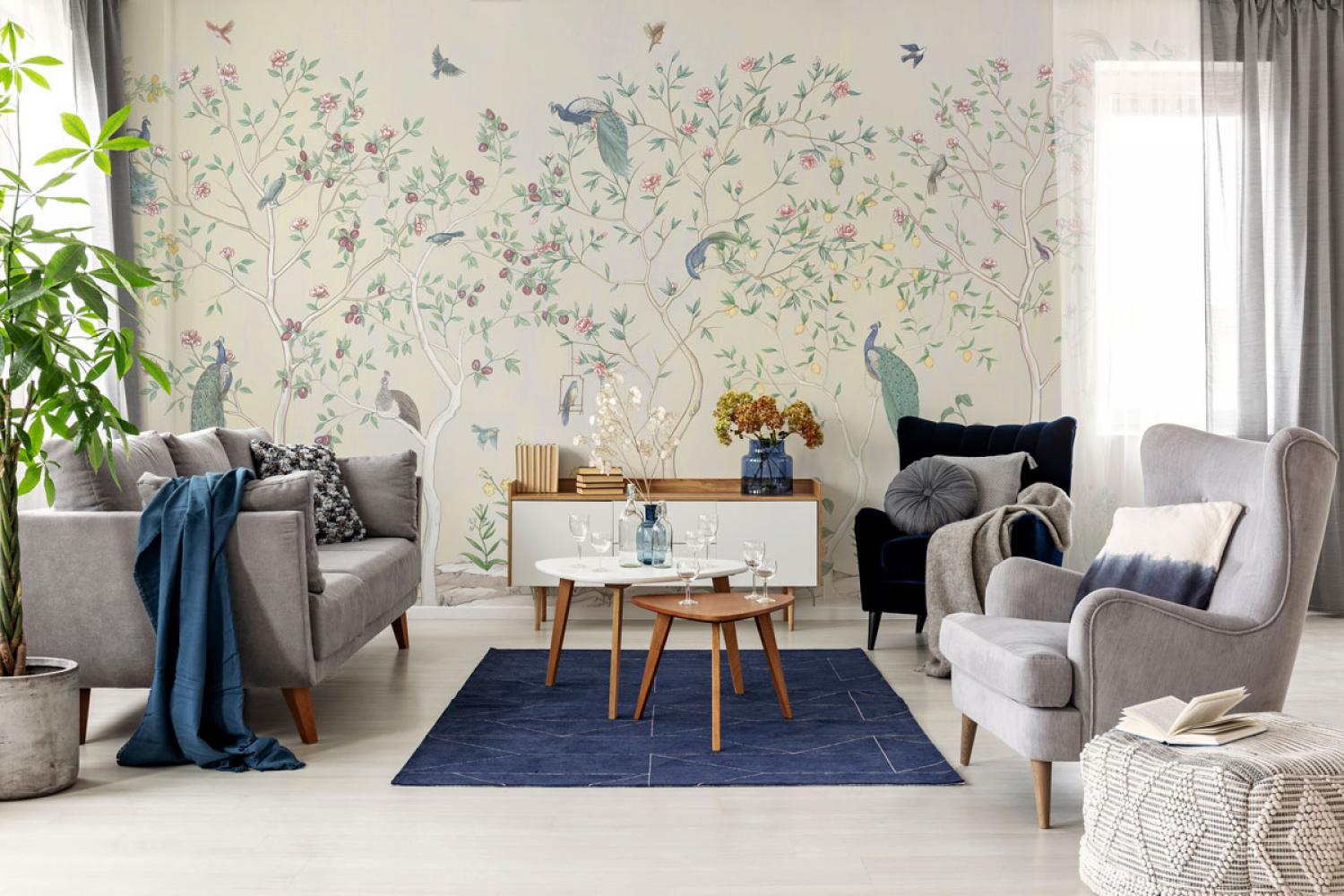 Дизайнерские Фотообои Alltowall, Harmony ivory арт. S305