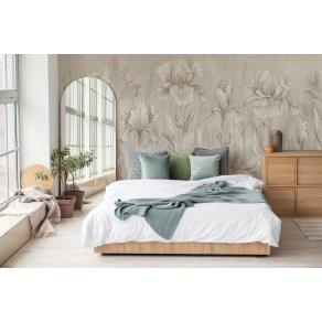 Дизайнерские Фотообои Alltowall, Изящные ирисы 1 арт. S593
