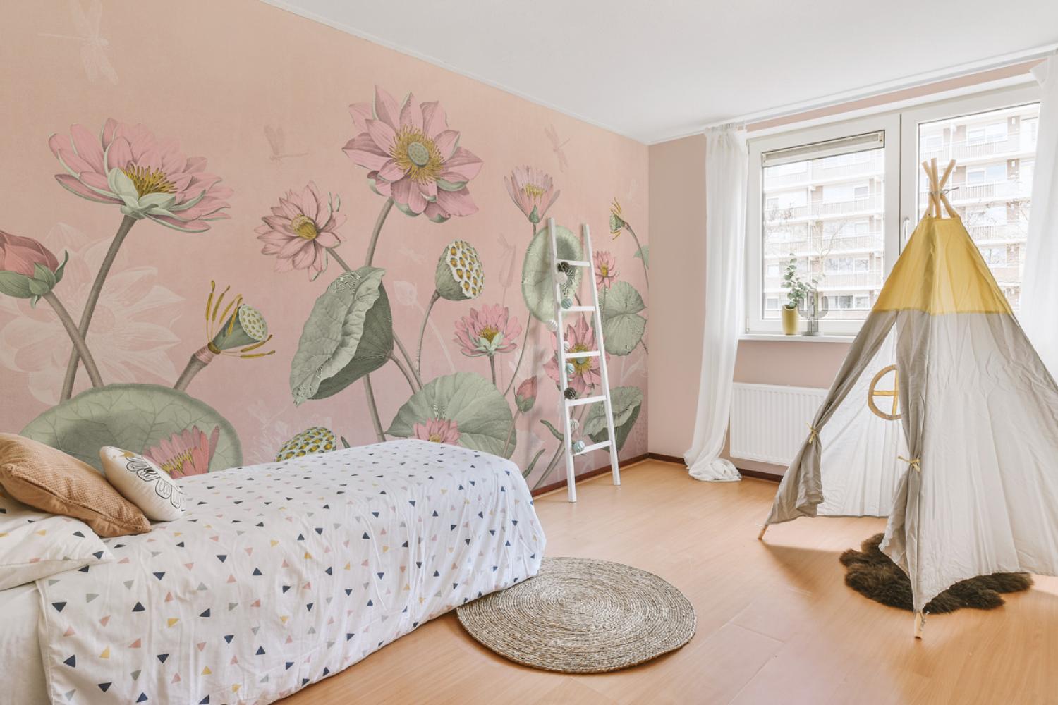 Дизайнерские Фотообои Alltowall, Розовый лотос арт. S695