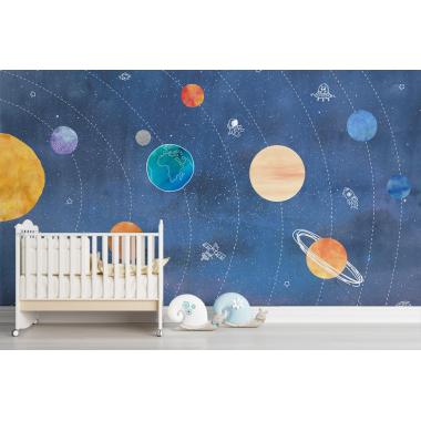 Дизайнерские Фотообои Alltowall, Парад планет арт. S182