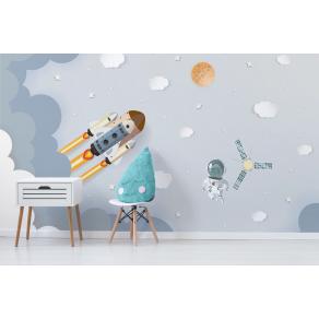 Дизайнерские Фотообои Alltowall, Полет в космос арт. S207