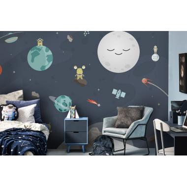 Дизайнерские Фотообои Alltowall, Космическое приключение арт. S306