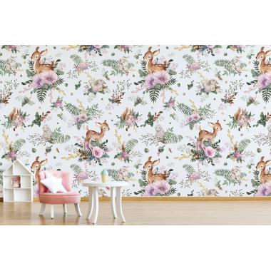 Дизайнерские Фотообои Alltowall, Лесная флора и фауна арт. S240