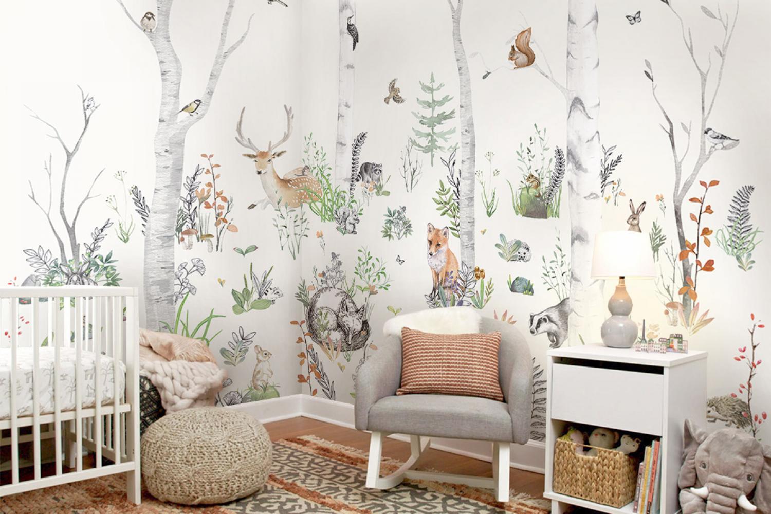 Дизайнерские Фотообои Alltowall, Points Willow green арт. S295