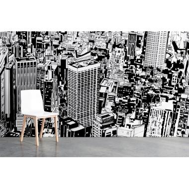 Дизайнерские Фотообои Alltowall, Мегаполис арт. S237