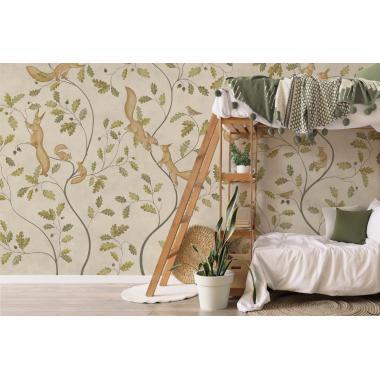 Дизайнерские Фотообои Alltowall, ИСТОКИ Белочки-2 арт. S756