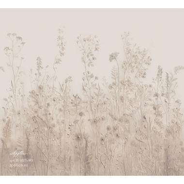 Дизайнерские Фотообои Applico, Ботанический барельеф  арт. B 0075-M1