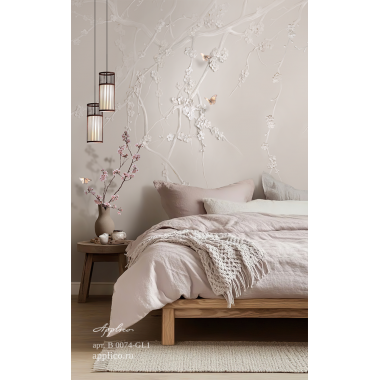 Дизайнерские Фотообои Applico, Сакура арт. B 0074-GL1