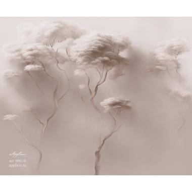 Дизайнерские Фотообои Applico, Деревья в облаках арт. 0062-B