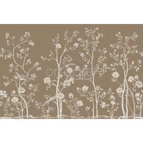 Фотообои/фрески 33925 Blooming grove beige