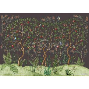 Фотообои/фрески 33956 Pomegranate grove dark