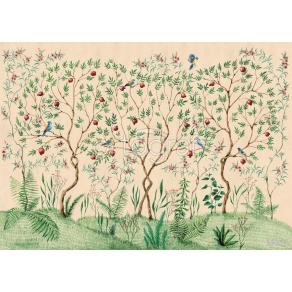 Фотообои/фрески 33957 Pomegranate grove beige