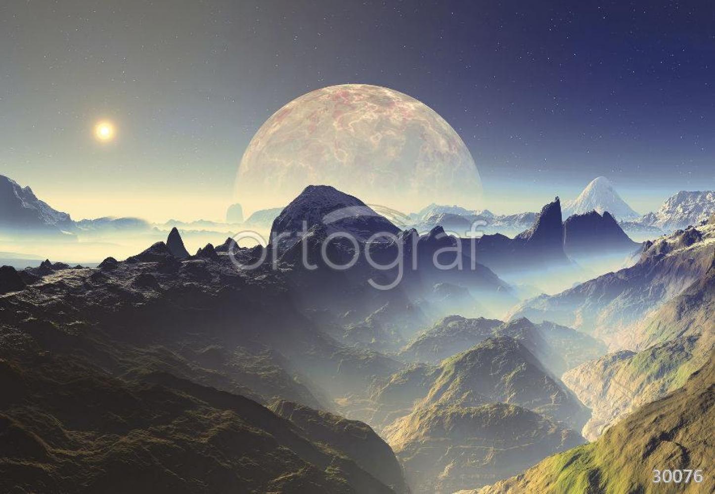Фотообои/фрески Ortograf 30076 Туманная планета