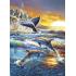 Фотообои/фрески 6213 Дельфины и кит