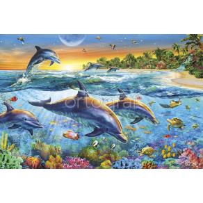 Фотообои/фрески 6214 Залив дельфинов