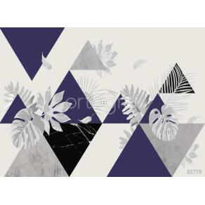 Фотообои/фрески Oasis арт. 32779 Tropical triangle violet