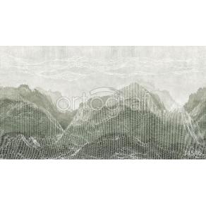34546 Graphic mountains