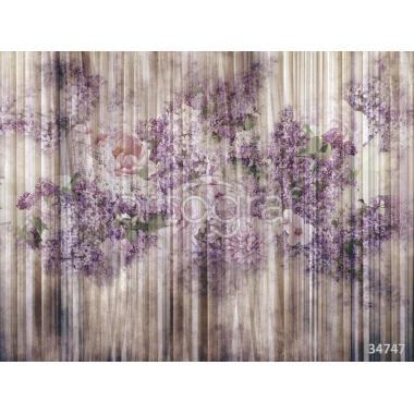Фотообои/фрески 34747 Lilac and peonies