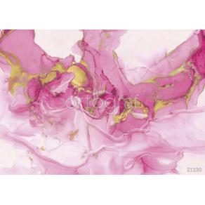 Фотообои/фрески флюиды арт. 21130 Розовый и золото