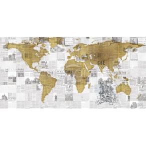 30205 Карта мира из советских газет