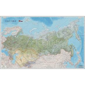 Фотообои/фрески 33839 Карта России