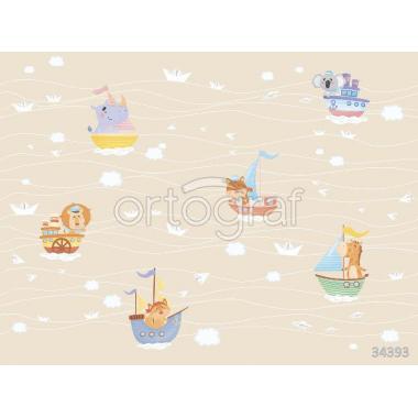 Фотообои/фрески Веселые моряки арт 34393