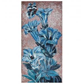 Мозаика Панно Blue Flowers - HK Pearl 34556