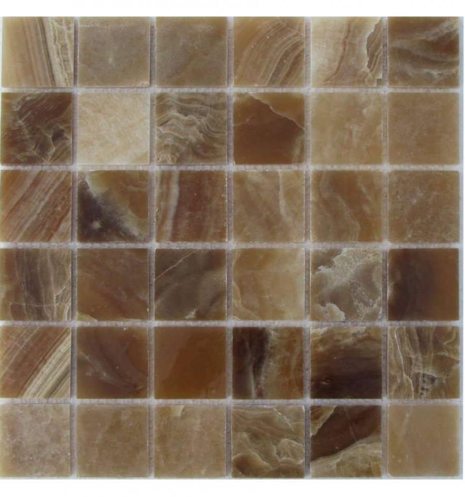 Мозаика FK Marble - Caramel Onyx 48-8P