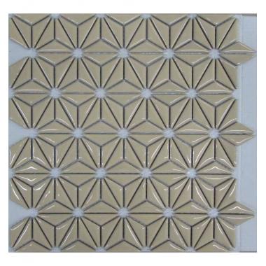 Мозаика LIYA Mosaic -Flowers Beige