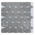 Мозаика LIYA Mosaic -Flowers Grey