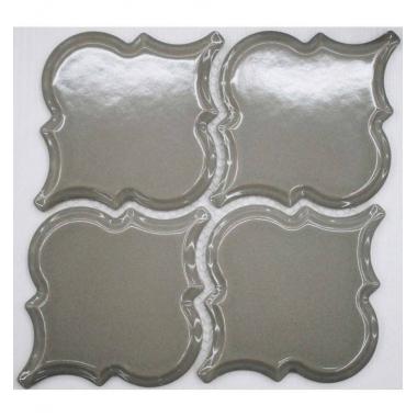 Мозаика LIYA Mosaic - Porcelain Arabesko Bevel Grey 160