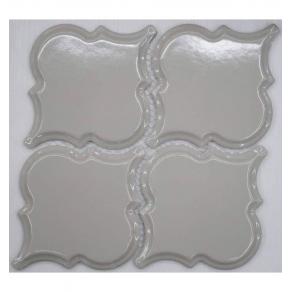 Мозаика LIYA Mosaic - Porcelain Arabesko Bevel Light Grey 160