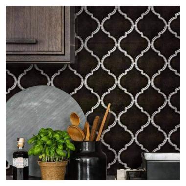 Мозаика LIYA Mosaic - Porcelain Arabesko Crackle Brown 160