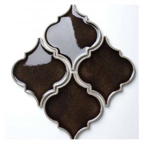Мозаика LIYA Mosaic - Porcelain Arabesko Crackle Brown 160