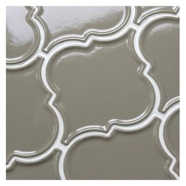 Мозаика LIYA Mosaic - Porcelain Arabesko Plate Grey 160