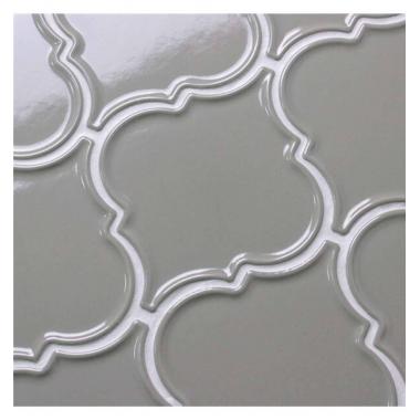 Мозаика LIYA Mosaic - Porcelain Arabesko Plate Light Grey 160