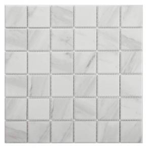 Мозаика LIYA Mosaic - Porcelain Carrara 48