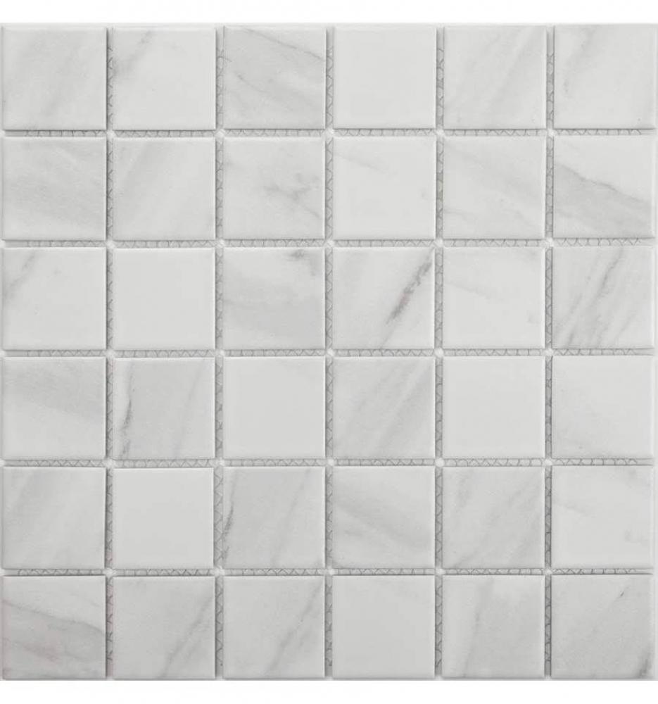 Мозаика LIYA Mosaic - Porcelain Carrara 48