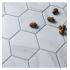 Мозаика LIYA Mosaic - Porcelain Hexagon Carrara 95