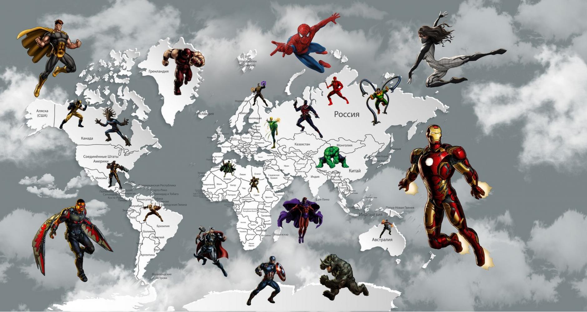 Фотообои Superhero 1 CityDecor