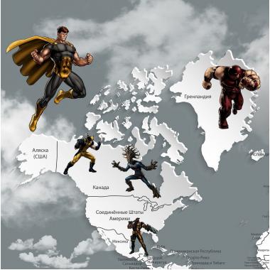 Фотообои Superhero 1 CityDecor