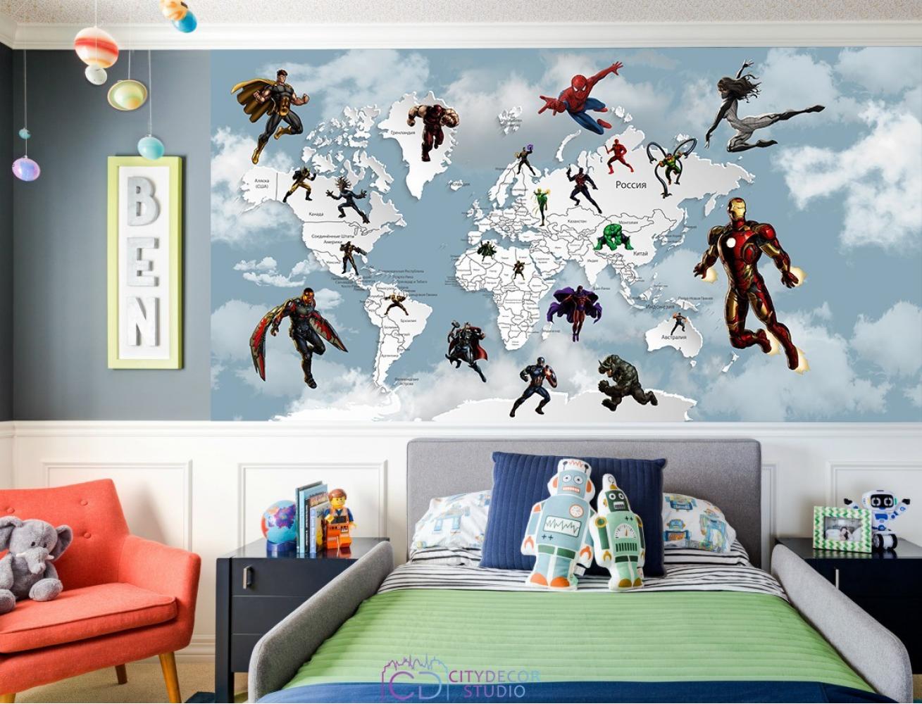 Фотообои Superhero 2 CityDecor