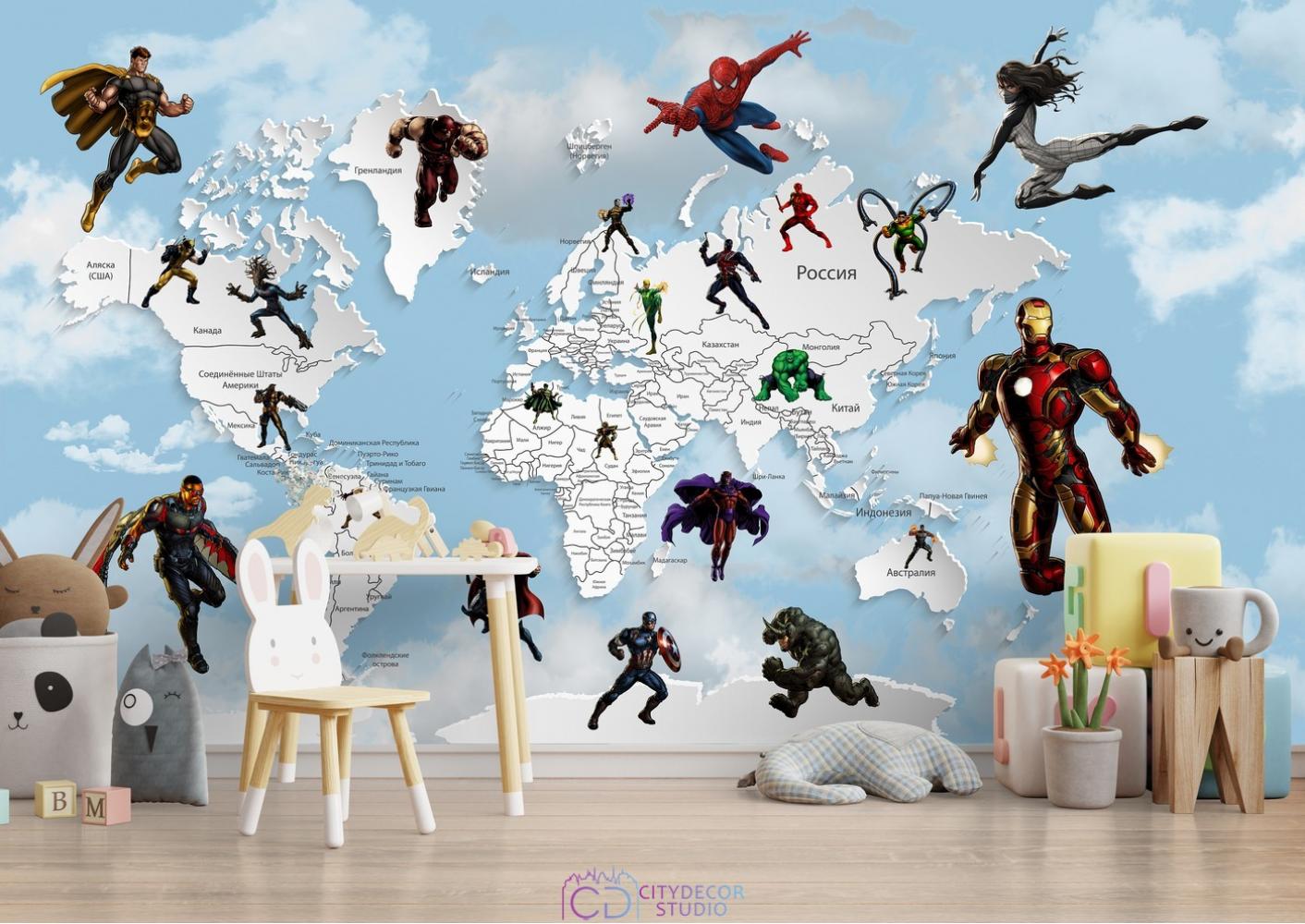 Фотообои Superhero 3 CityDecor