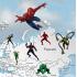 Фотообои Superhero 6 карта мира с ростомером CityDecor