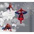 Фотообои Superhero карта мира с ростомером Spider-Man 5 CityDecor