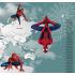 Фотообои Superhero карта мира с ростомером Spider-Man 6 CityDecor