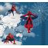 Фотообои Superhero карта мира с ростомером Spider-Man 8 CityDecor