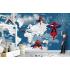 Фотообои Superhero карта мира с ростомером Spider-Man 8 CityDecor